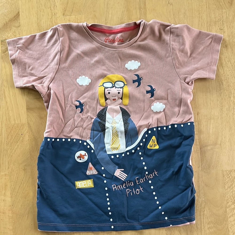 Piccolina Amelia Earhart T-shirt
